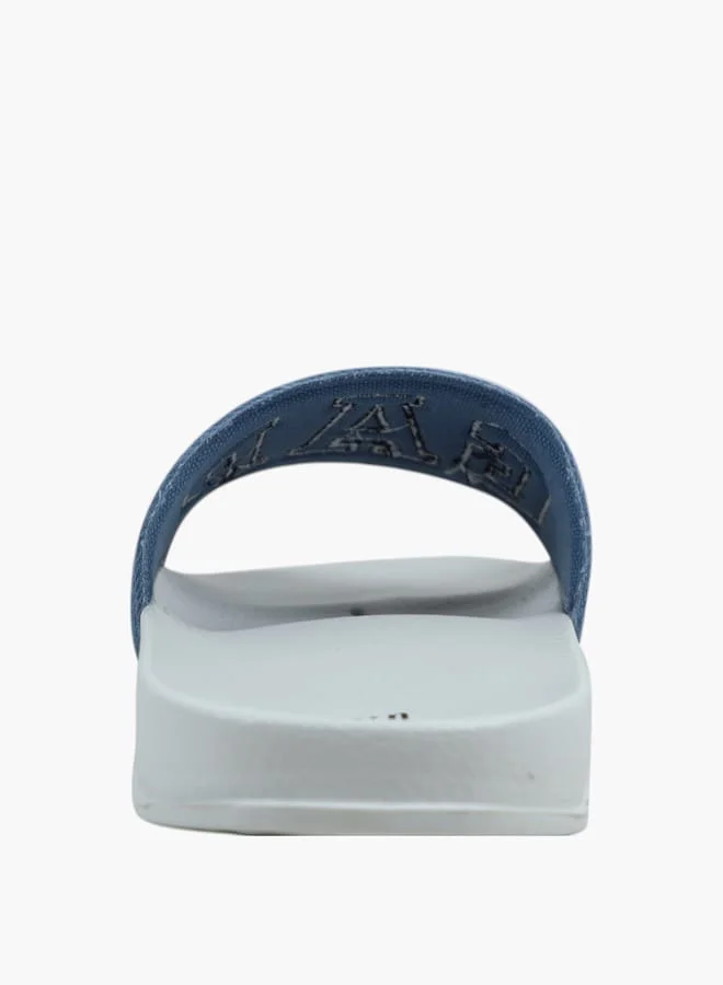 GAP Women's Logo Embroidered Slip-On Beach Slides - AUSTIN