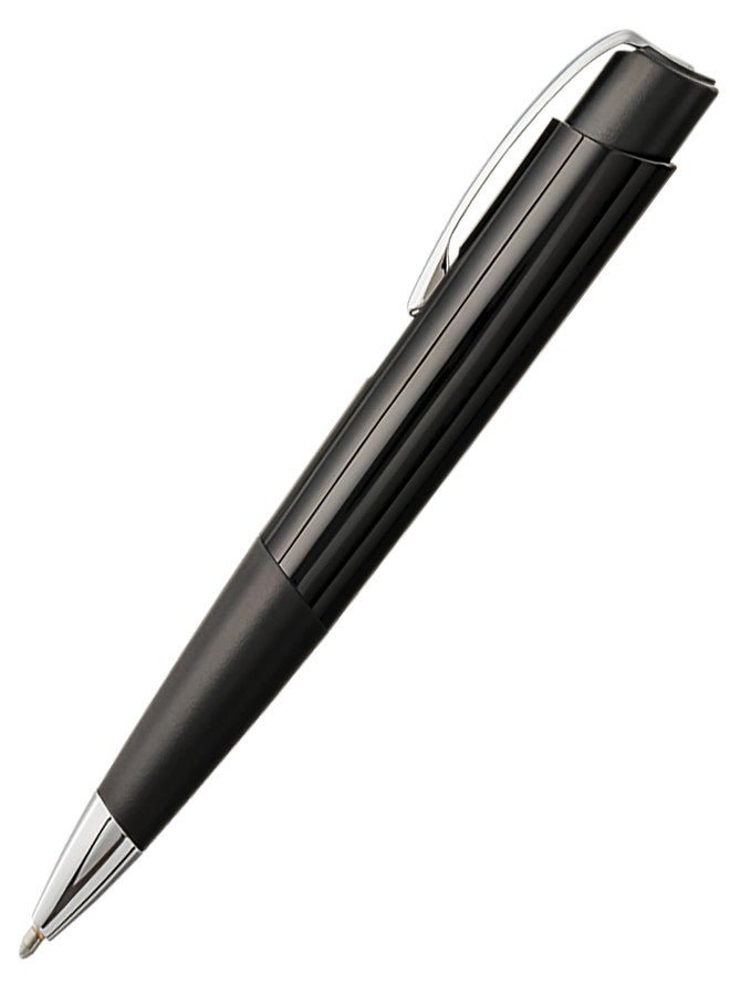 Fisher Space Pen Shiny Black Eclipse Pen, Pressurized Ballpoint Pen, Writes Upside Down and in Extreme Temperatures, Smooth Black Ink, Medium Point, Pocket Clip - Image 1