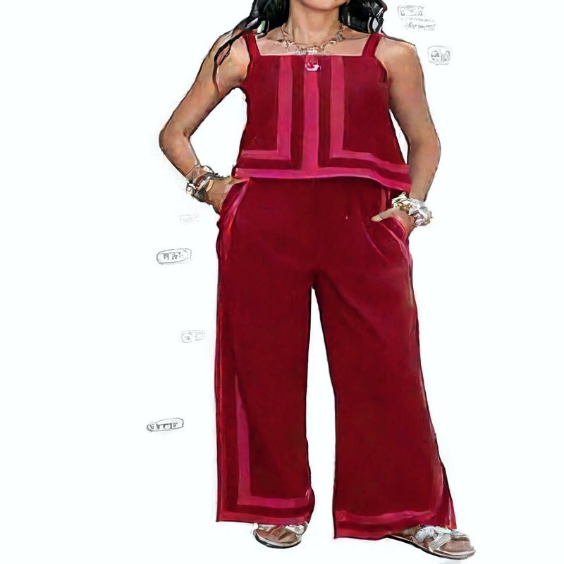 Women's Casual Sportswear Set Spring Summer Two-Piece Outfit - Image 4