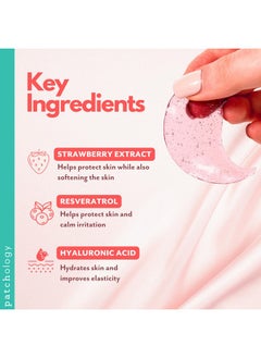 Patchology Patchology Serve Chilled Rosé Hydrating Under Eye Patches - Hyaluronic Acid & Antioxidant-Infused Eye Masks to Reduce Dark Circles, Puffiness & Fine Lines - Ideal Skincare Essentials (5 Pairs)  - Image 5