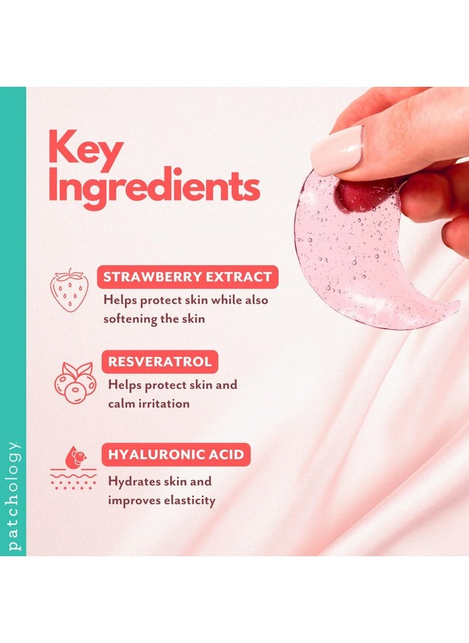 Patchology Patchology Serve Chilled Rosé Hydrating Under Eye Patches - Hyaluronic Acid & Antioxidant-Infused Eye Masks to Reduce Dark Circles, Puffiness & Fine Lines - Ideal Skincare Essentials (5 Pairs)  - Image 5