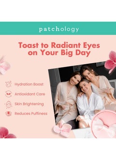 Patchology Patchology Serve Chilled Rosé Hydrating Under Eye Patches - Hyaluronic Acid & Antioxidant-Infused Eye Masks to Reduce Dark Circles, Puffiness & Fine Lines - Ideal Skincare Essentials (5 Pairs)  - Image 3