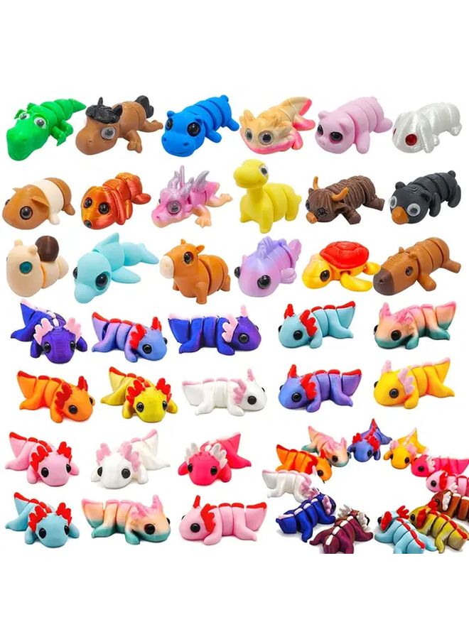 Mini Animal Set Of 20pcs Printed Party Favors Great Gift Birthday Desk Decorative Crafts - Image 1