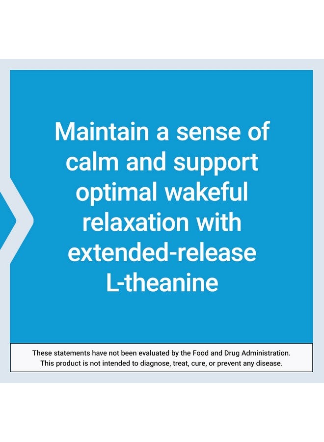 Life Extension Theanine XR™ Stress Relief - L-Theanine - Promotes a Calm Response to Daytime Stress - Non-GMO, Gluten-Free, Vegetarian - 30 Tablets - Image 5