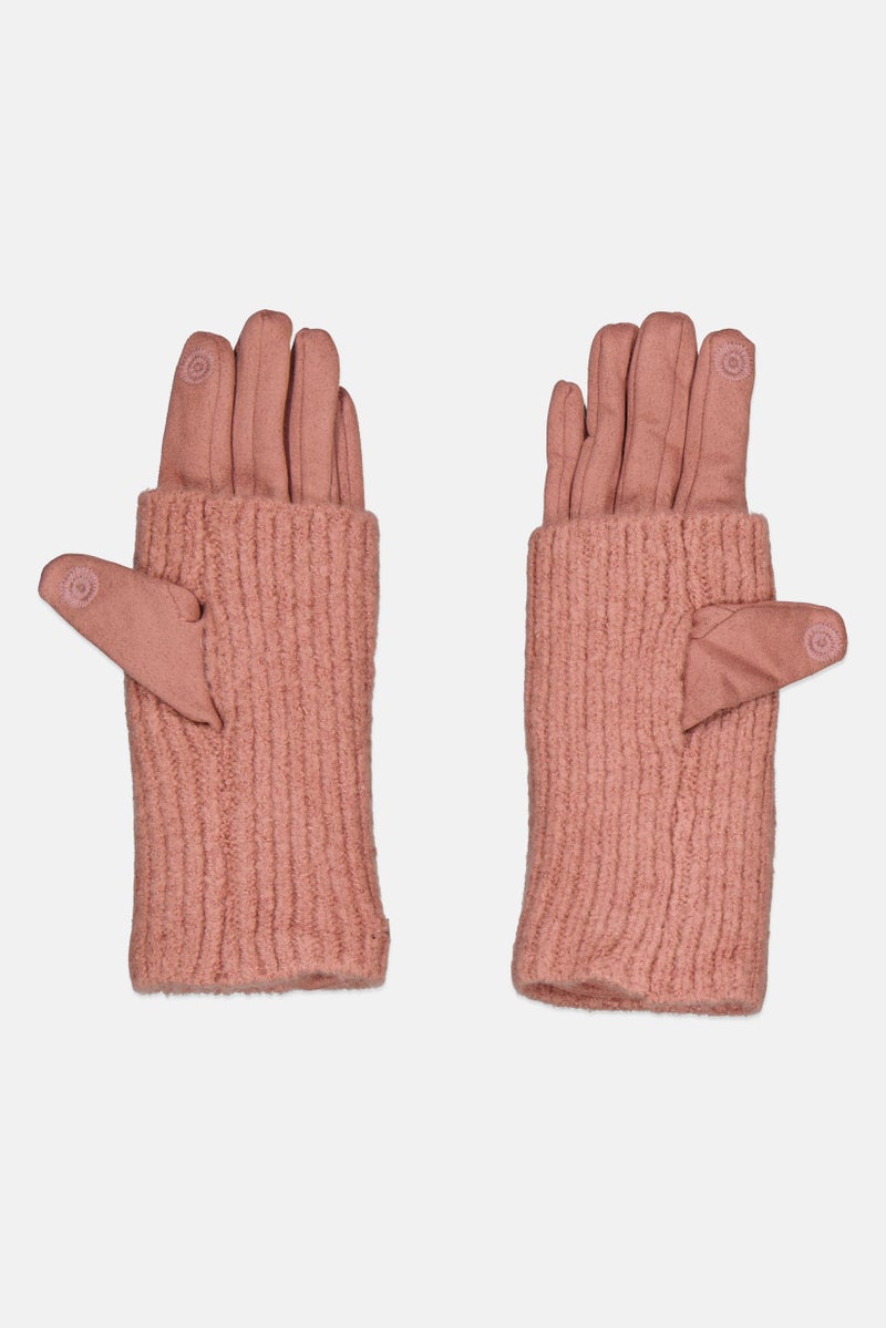 ELLE Women 1 Pair Knitted Gloves, Assorted - Image 2