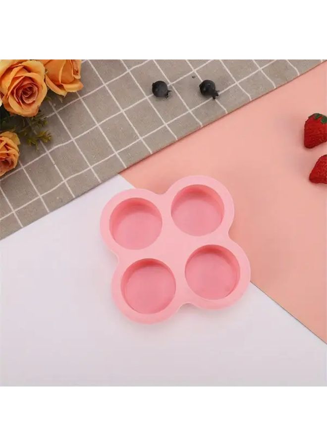 Gray 4 Cavity Air Fryer Egg Muffin Mold Non Stick Reusable Baking Pan - Image 3
