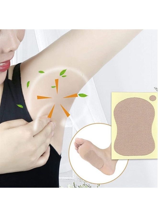 CheeseandU - Underarm Sweat Pads,10Pack Disposable Absorbent Sweat Armpits Perspiration Pads Self-adhesive Underarm Shields Sweat Guards Protectors for Men Women Reduce Armpit Foot Sweat - Image 1