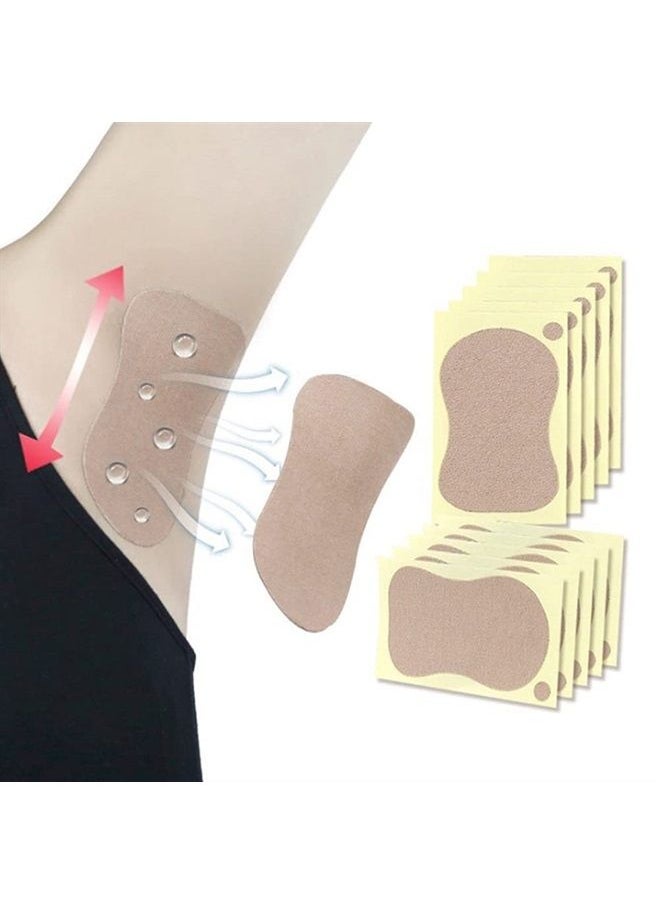 CheeseandU - Underarm Sweat Pads,10Pack Disposable Absorbent Sweat Armpits Perspiration Pads Self-adhesive Underarm Shields Sweat Guards Protectors for Men Women Reduce Armpit Foot Sweat - Image 1