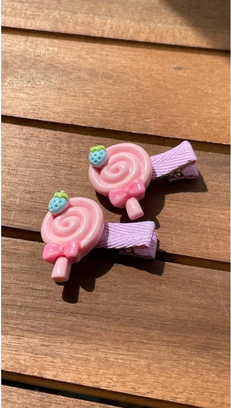 Şubu Tasarım Shubu Design 2-Piece Figured Pin Buckle Pink SBT1902