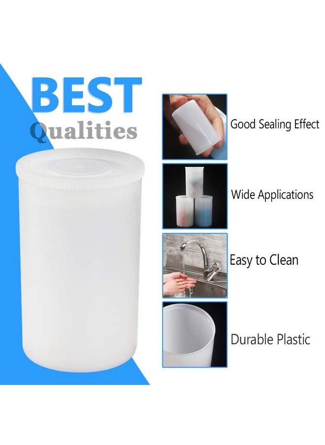 Heqishun 35mm Film Canisters with Caps (35 Pack) Plastic White Empty Film Canister Case Bulk with Lids Storage Reel Containers for Storing Film, Small Accessories, Beads  - Image 5