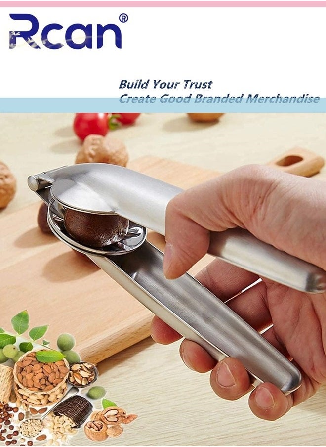 Rcan Nutcracker Chestnut Clip Nut Cracker Sheller Walnut Pliers Metal Nut Opener Plier 304 Stainless Steel Kitchen Tools Nut Walnut Nut Opener Plier Kitchen Dried Fruit Opener  - Image 2