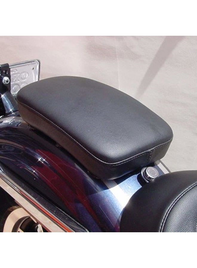 OSAN CICMOD OSAN Leather Pillion Pad W/ 6 Suction Cup Rear Passenger Seat For Harley Custom Bikes - Image 5