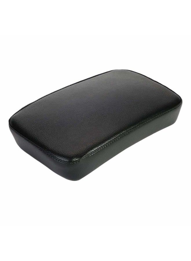 OSAN CICMOD OSAN Leather Pillion Pad W/ 6 Suction Cup Rear Passenger Seat For Harley Custom Bikes - Image 2
