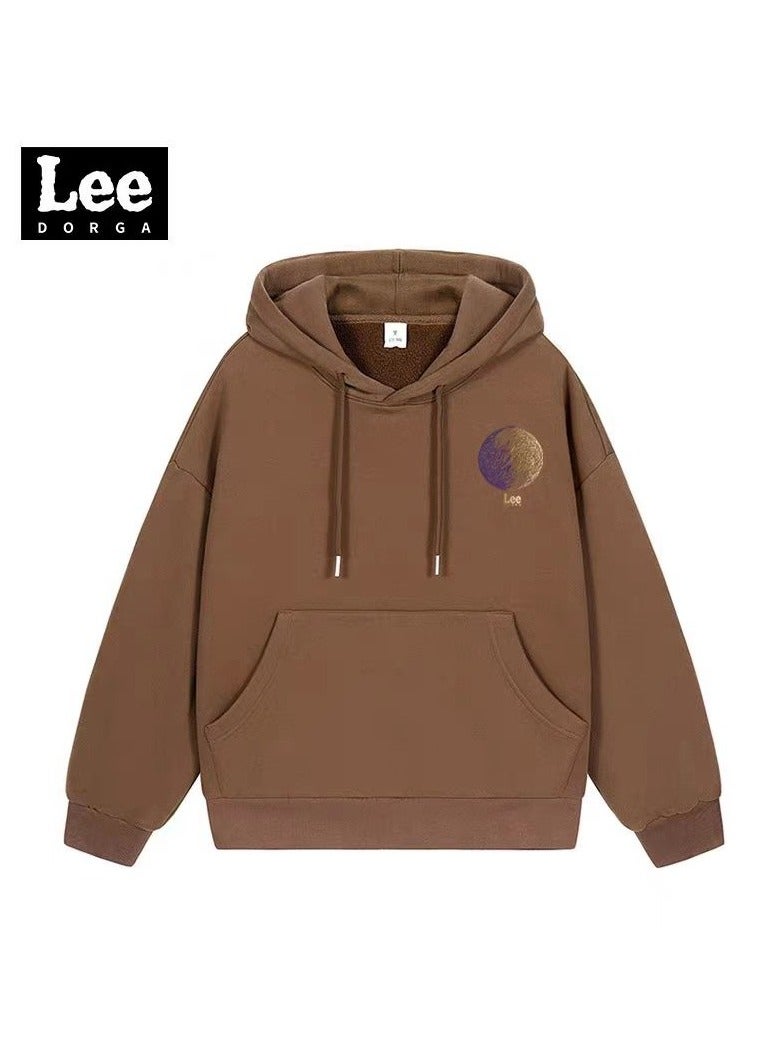 LEE Hooded Sweatshirt Loose Casual Top Jacket 