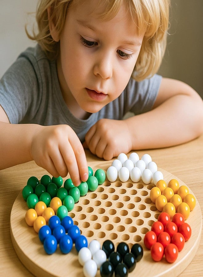POPLAY 60PCS Glass Marbles Set, for Marble Board Game Chinese Checkers Board Game, 5/8Inch, 6 Colors - Image 4