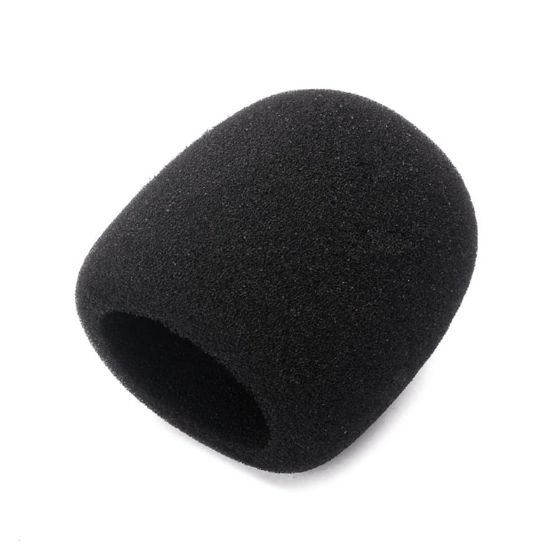 Professional 40mm Microphone Windscreen Sponge Filter For Noise Reduction Protection Black - Image 2