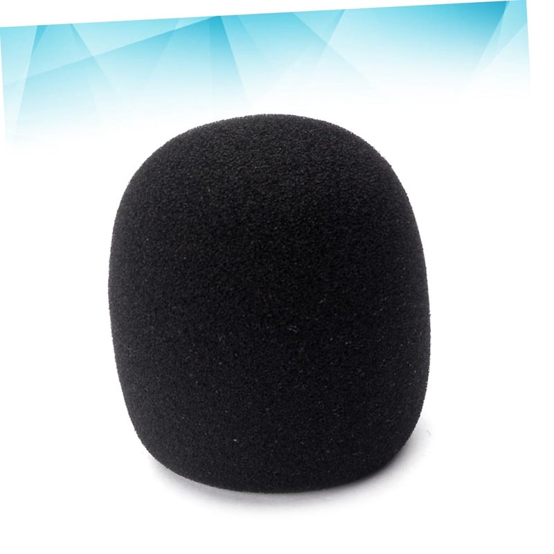 Professional 40mm Microphone Windscreen Sponge Filter For Noise Reduction Protection Black - Image 3