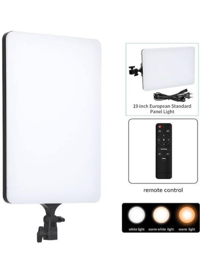 SUKILO Ring Light White Light RL-19, LED Rectangular Soft Lighting Panel with Remote Control & 2M Metal Stand Holder, Dimmable for YouTube Video, Makeup, Photography, Smartphone & Camera  - Image 5