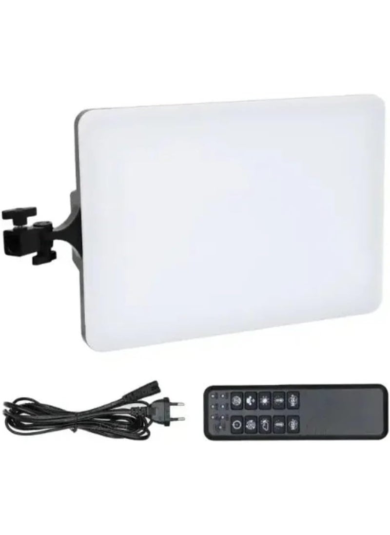 SUKILO Ring Light White Light RL-19, LED Rectangular Soft Lighting Panel with Remote Control & 2M Metal Stand Holder, Dimmable for YouTube Video, Makeup, Photography, Smartphone & Camera  - Image 4