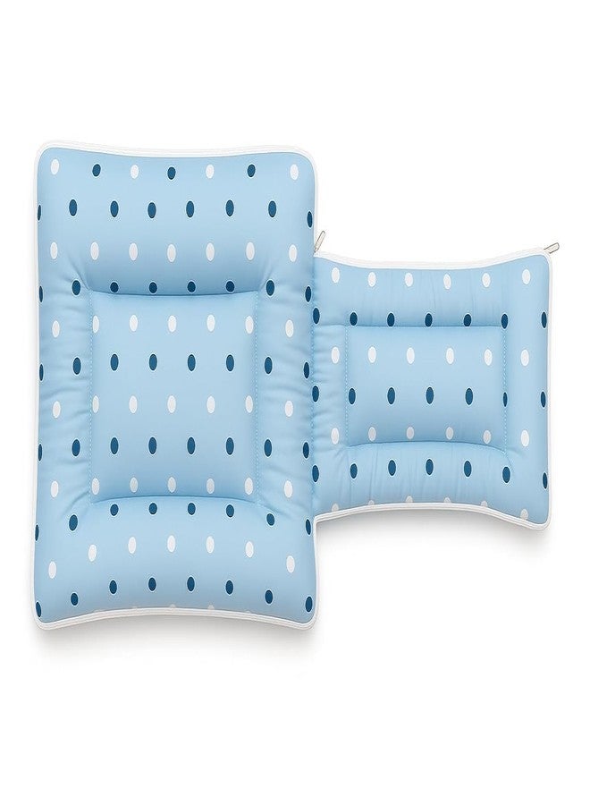 DADDY - G 3-in-1 Baby Bed & Sleeping Bag for Newborn | Portable Cotton y Bedding Set | Unisex Carry Nest Holder for New Born | Soft & Lightweight Infant Sleep Bag (Blue Dot) - Image 3