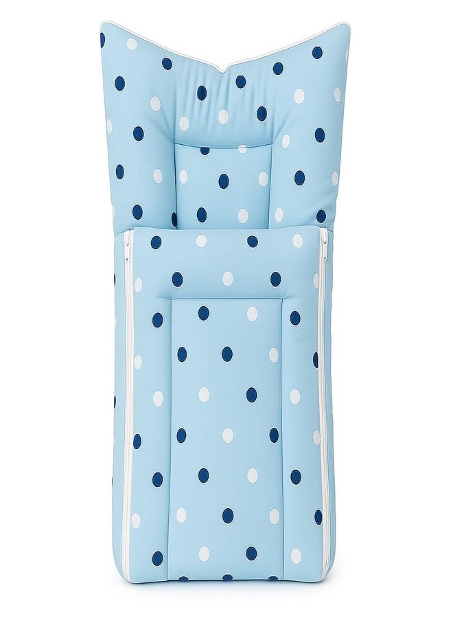 DADDY - G 3-in-1 Baby Bed & Sleeping Bag for Newborn | Portable Cotton y Bedding Set | Unisex Carry Nest Holder for New Born | Soft & Lightweight Infant Sleep Bag (Blue Dot) - Image 2