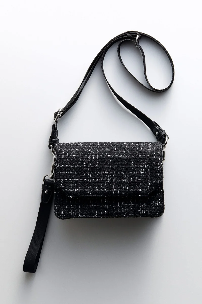 H&M Bouclé Crossbody Bag