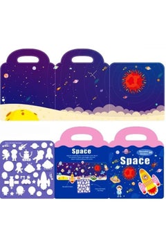 Generic Portable Reusable Magnetic Space Stickers Book for Preschoolers and Toddlers Brand: Generic  - Image 2