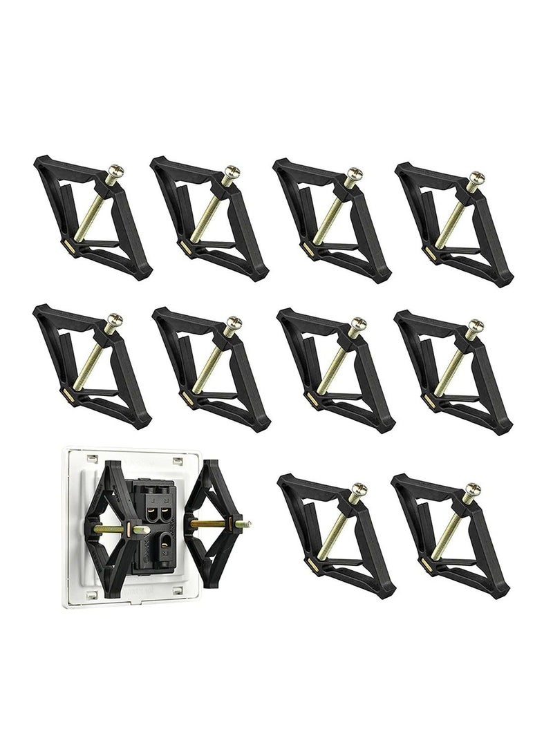 Wall Mount Switch Box Repair Tool Switch Cassette Repairer Repairer Support Rod for Type 86 Switch Socket Bottom Box Cassette (10 Pieces) - Image 1