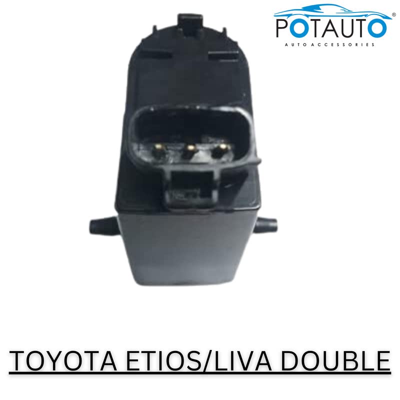 Potauto Wiper Motor Spray Pump for Clear Visibility Compatible for TOYOTA ETIOS/LIVA DOUBLE |F719 - Image 2
