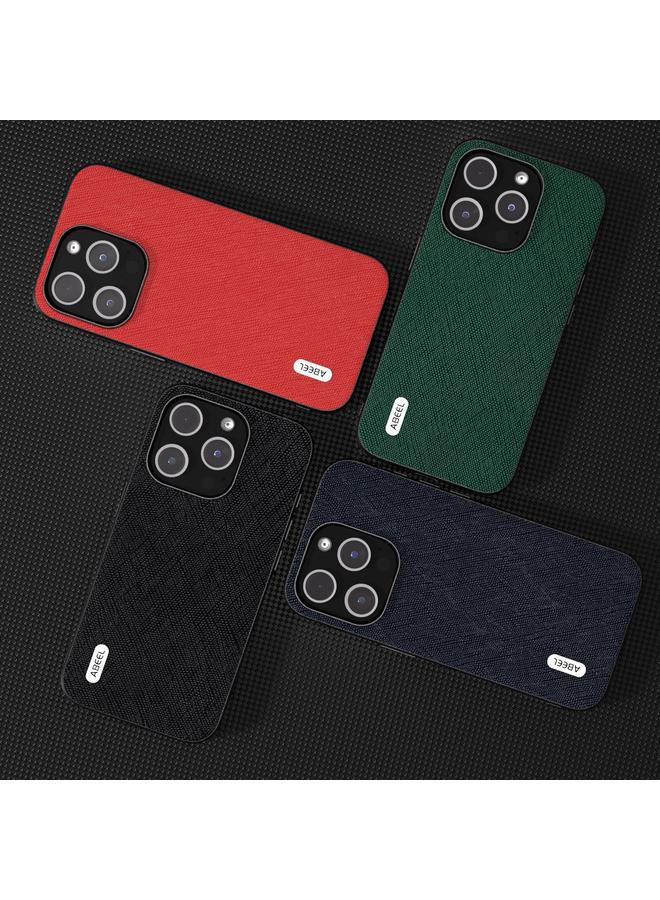 اس-توب جراب هاتف من الجلد الطبيعي بتصميم متقاطع لهاتف iPhone 14 Plus من ABEEL - Image 5