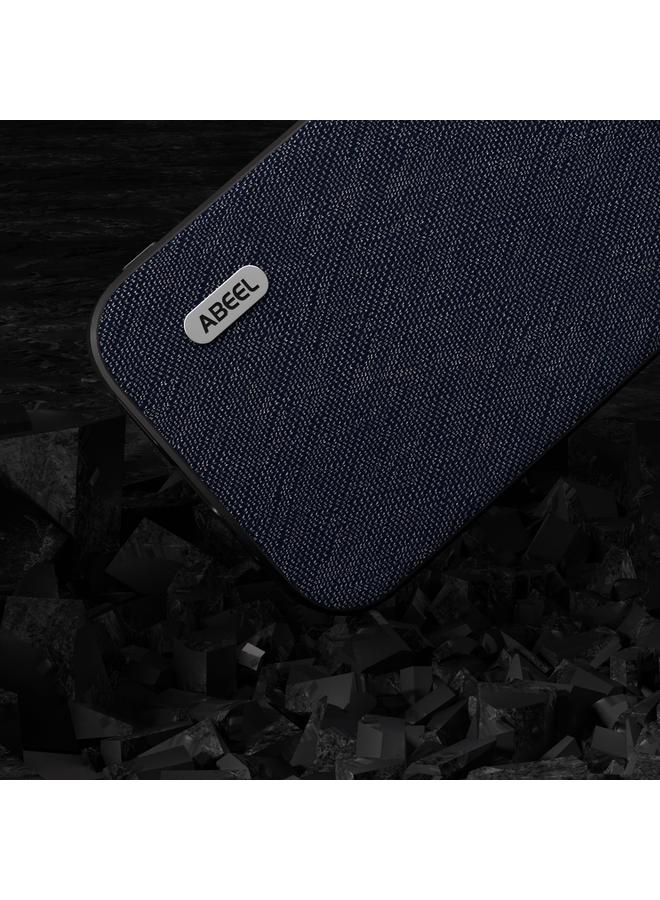 اس-توب جراب هاتف من الجلد الطبيعي بتصميم متقاطع لهاتف iPhone 14 Plus من ABEEL - Image 3