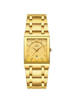 Generic Wwoor8858 Automatic Non-mechanical Square Men's Steel Belt Quartz Watch Waterproof Watch Exclusive 
