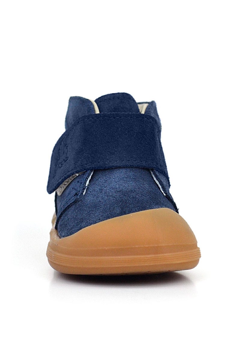 Rakerplus Raker Plus Unisex Yoho Kids' Leather Shoes in Dark Blue with Velcro Strap - Image 3