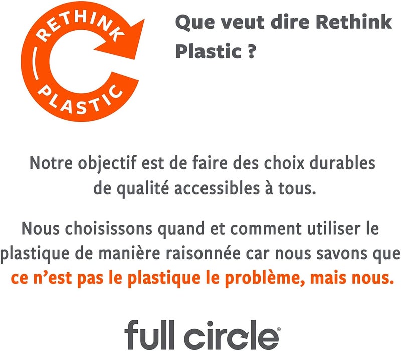 Full Circle The Ring Bamboo Vegetable and Fruit Cleaning Brush - A Versatile Scrubber for Food, Including Potatoes, Mushrooms, and Veggies with Recycled Bristles and Handle - Image 5