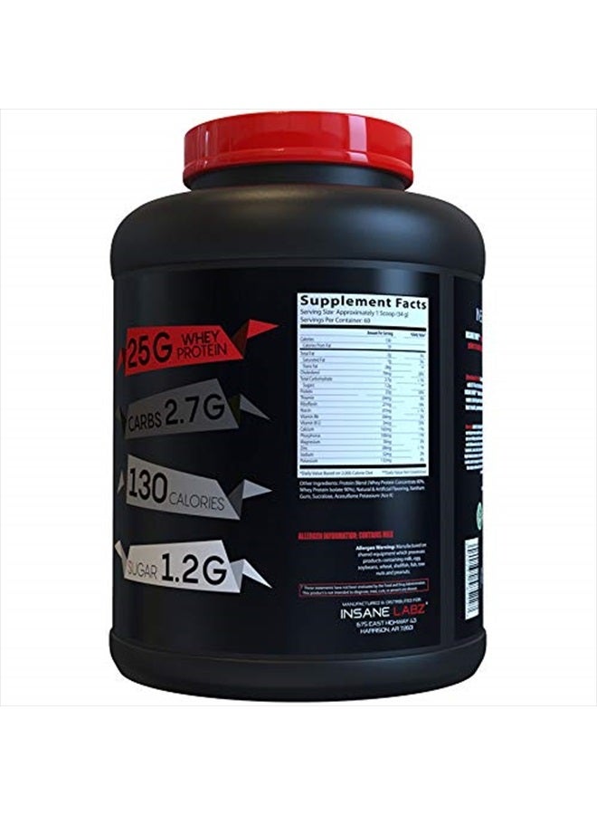 Insane labz Insane Whey,100% Muscle Building Whey Protein, Post Workout, BCAA Amino Profile, Mass Gainer, Meal Replacement, 5lbs, 60 Srvgs, (Vanilla) - Image 2