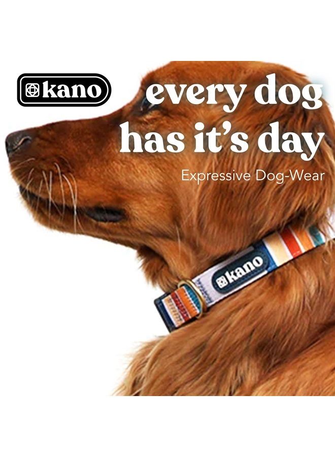 Kano KANO Dog Collar I Fully Adjustable and Made with Durable Polyester, Metal D-Ring and a Quality Buckle I Training, Walking, and Jogging Tool for Small, Medium, and Large Breeds I Legacy  - Image 1