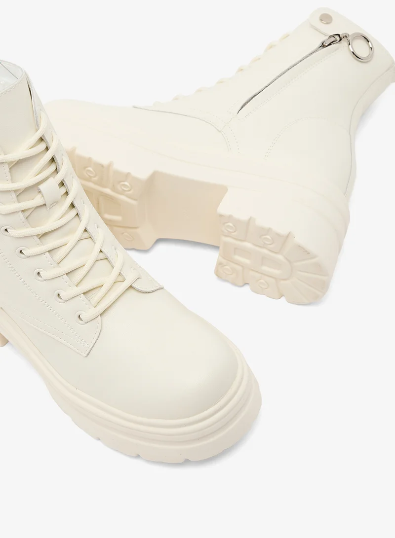 Ginger Lace Up Ankle Boots