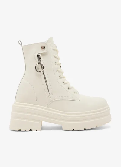 Ginger Lace Up Ankle Boots