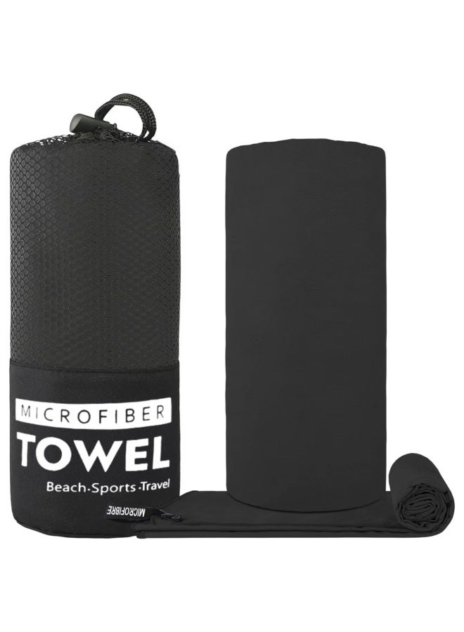 YOGA Swimming,double-sided Velvet Quick-drying Towel Microfiber Sports Fitness Towel Portable - Image 1