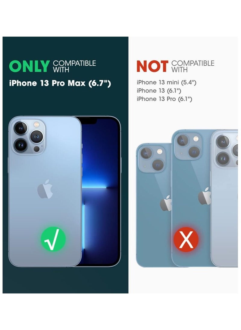 Unicorn Beetle Pro Series Case for iPhone 13 Pro Max (2021 Release) 6.7 Inch, Built-in Screen Protector Full-Body Rugged Holster Case (CamoGrass)