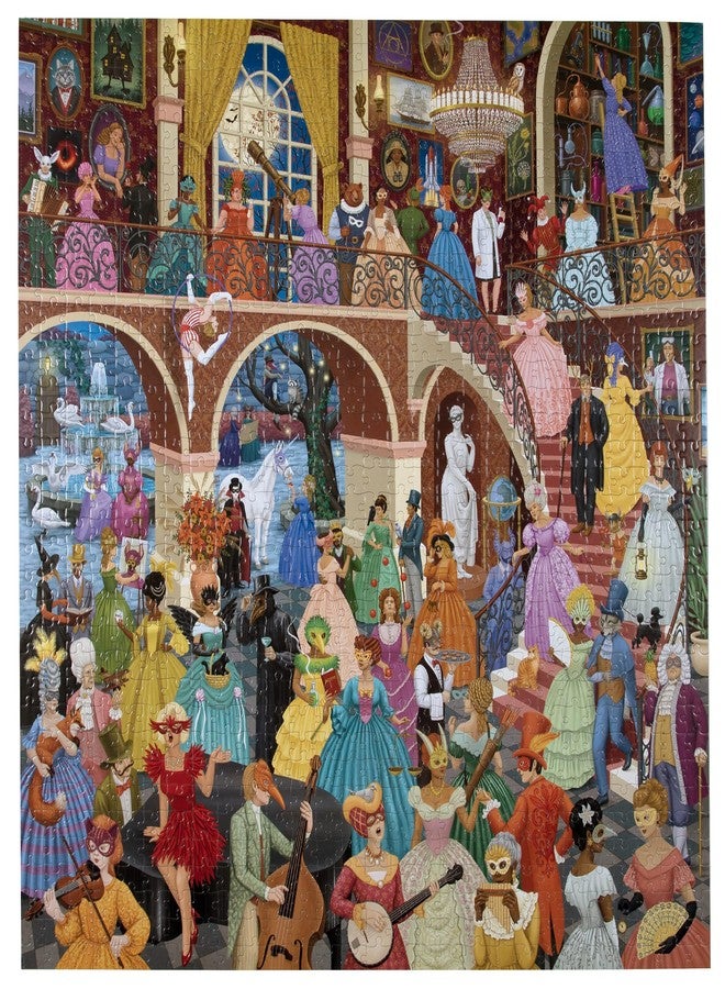 Eeboo - Puzzle 1000 pcs Alchemist's Masquerade - Adult Puzzle 1000 Pieces Cardboard - Dimensions 58.5 x 58.5 cm - Image 3