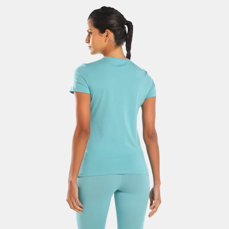 PUMA Women's Essentials+ Metallic Logo T-Shirt