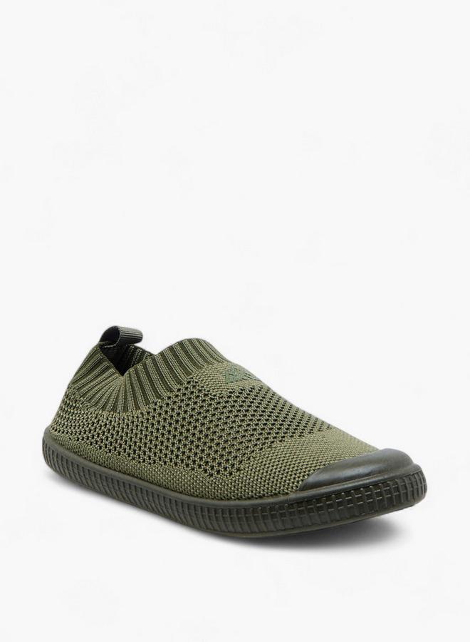 Oaklan by Shoexpress Textured Slip-On Sports Shoes - Image 1