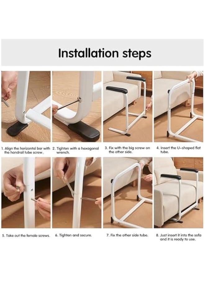 Mobility Assistance Handle for Seniors and Disabled - Stand Support Aid for Couch and Chair - Safety Grab Bar for Sit to Stand - Standing Aid Rail for Patients - Assist Devices for Standing Access
