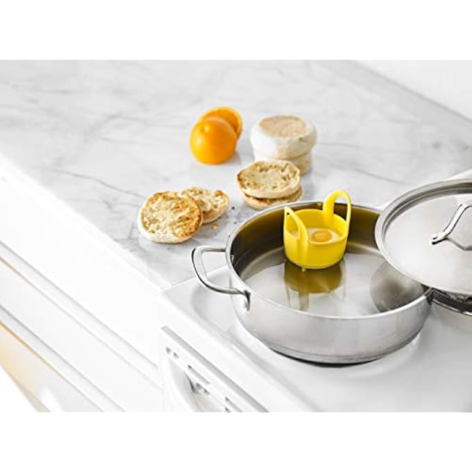 Trudeau Microwave Egg Poacher  Yellow - Image 3