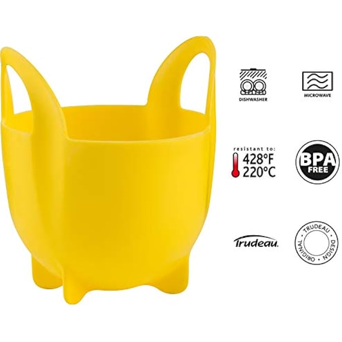 Trudeau Microwave Egg Poacher  Yellow - Image 5