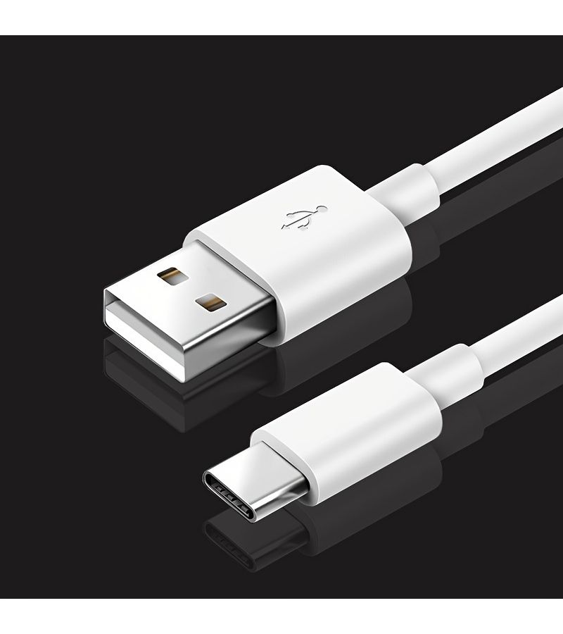 كابل شحن سريع من نوع USB-C أبيض 0.5 متر متوافق مع هواتف وأجهزة لوحي سامسونج ولغ أندرويد - Image 4