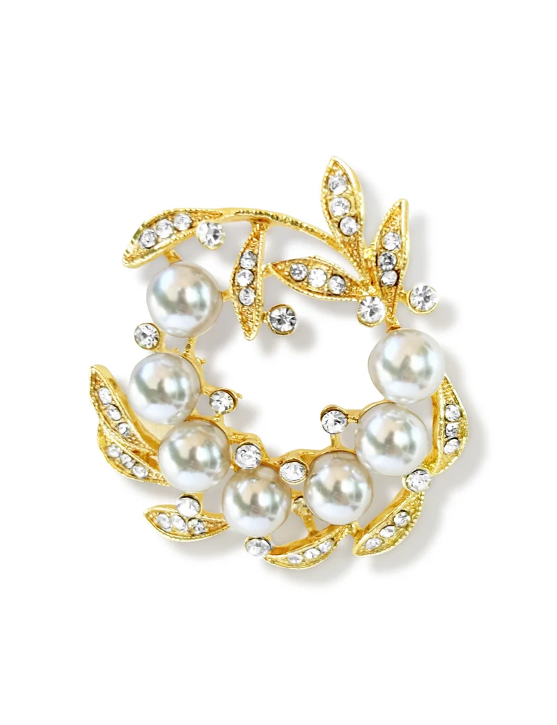 Hzmer Jewellery Nostalgia Pearl Brooch