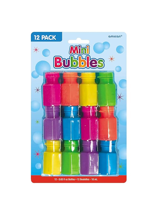 Amscan Mini Bubbles 12Pcs - Image 2