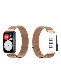 Milanese Replacement Band For Huawei Watch Fit Gold